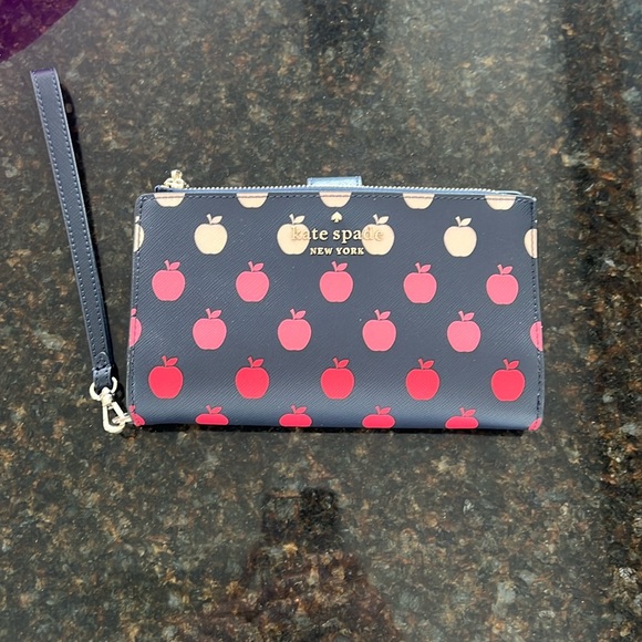 Kate Spade phone wallet Wristlet Orchard Degrade Multi - Picture 3 of 6